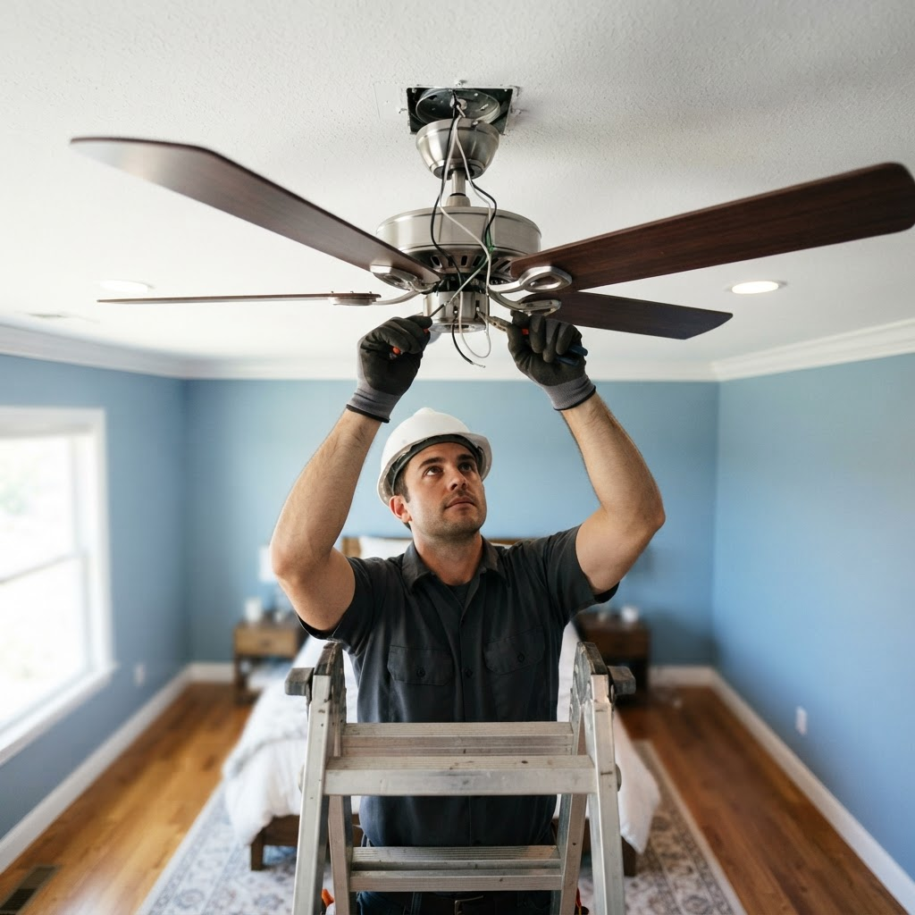 Instalação de ventiladores em Londrina e região — RD Instalação